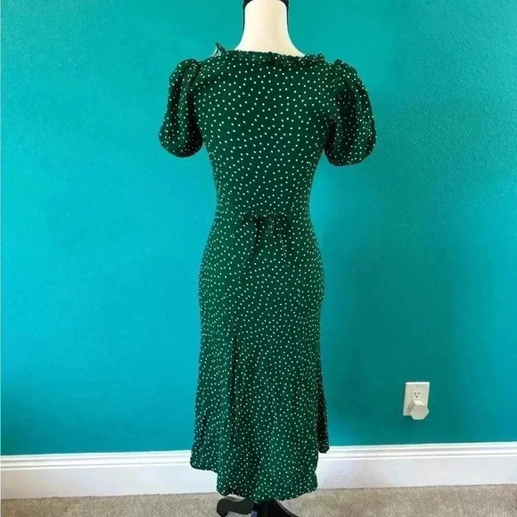 Reformation Basin Midi Dress in Rosemary in size 0 - Picture 3 of 9